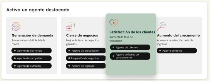 Selecciona el agente destacado Selecciona el agente destacado