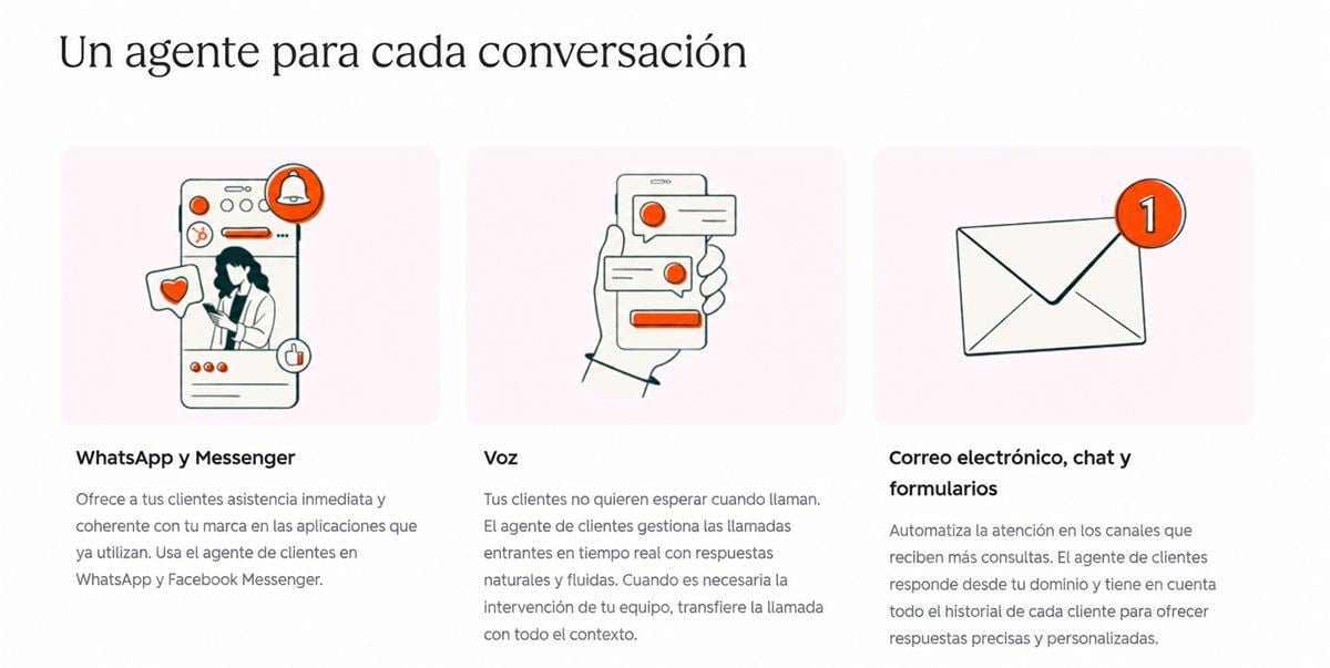 Un agenta para cada conversación